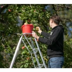 Niwaki Aluminium 3-Holm-Gartenleiter Silber 360 Cm 7 Niwaki Aluminium 3-Holm-Gartenleiter Silber 360 Cm -Leitern Verkaufsladen 17995333 3