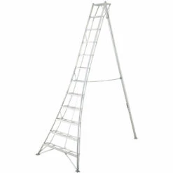 Niwaki Aluminium 3-Holm-Gartenleiter Silber 360 Cm 8 Niwaki Aluminium 3-Holm-Gartenleiter Silber 360 Cm -Leitern Verkaufsladen 17995333 4