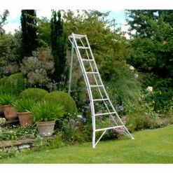 Niwaki Aluminium 3-Holm-Gartenleiter Silber 360 Cm 9 Niwaki Aluminium 3-Holm-Gartenleiter Silber 360 Cm -Leitern Verkaufsladen 17995333 5