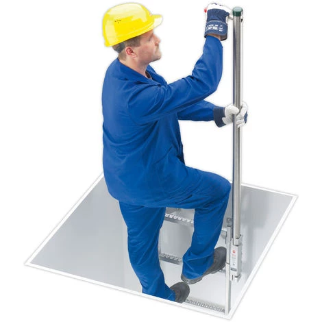 HAILO PROFESSIONAL Hailo Einholm- Einstiegshilfe Versenkbar Aus Edelstahl 1.4301 Zur Montage Am Leiterholm 40x20mm Links 2 HAILO PROFESSIONAL Hailo Einholm- Einstiegshilfe Versenkbar Aus Edelstahl 1.4301 Zur Montage Am Leiterholm 40x20mm Links – Bild 2