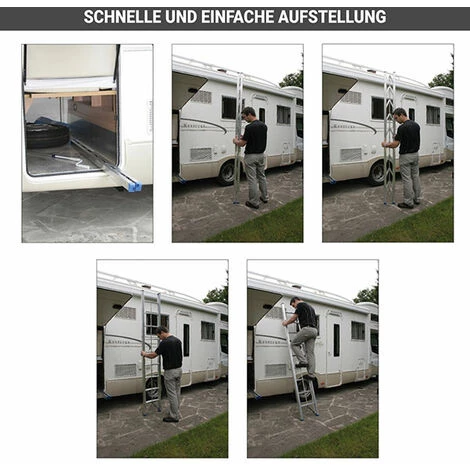 LEITER EXPERTEN - MATISERE Faltleiter 1,50m - Leiter Vertikal Klappbar - S15EN131 3 LEITER EXPERTEN - MATISERE Faltleiter 1,50m - Leiter Vertikal Klappbar - S15EN131 – Bild 3