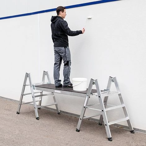 GÜNZBURGER STEIGTECHNIK Günzburger Einhängeplattform Für Klapptritte 1,80x0,48m 2 GÜNZBURGER STEIGTECHNIK Günzburger Einhängeplattform Für Klapptritte 1,80x0,48m – Bild 2