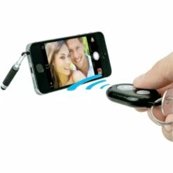 WEDO Selfie Maker Fernauslöser + TouchStand® Teleskopständer Smartphone IPhone