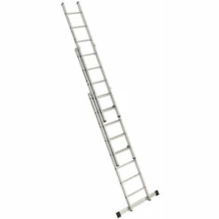 Euroline Alu-Schiebeleiter 3-teilig Nr. 3038808 3x8 Sprossen