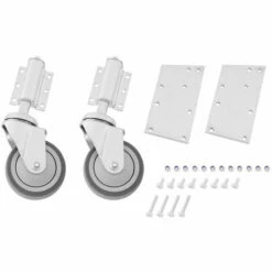 Hymer Federrollenset Selbsttätig Blockierend Für Stufenstehleiter Mit Plattform 8026 Und Plattformleiter 8080, Schwenkbar Am Stützteil