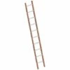 Layher Verbundanlegeleiter 10 Sprossen, Holz-Aluminium-Anlegeleiter, Länge 2.95 M