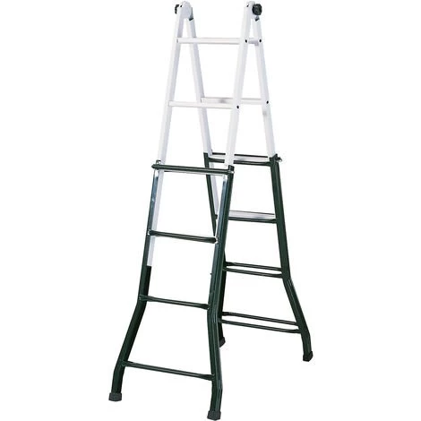 Gelenk-Teleskopleiter Aus Stahl Catter House Mehrzweck 4x4 Acero 16x48x147 Cm 1 Gelenk-Teleskopleiter Aus Stahl Catter House Mehrzweck 4x4 Acero 16x48x147 Cm