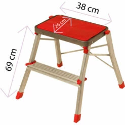 CATTERHOUSE Leiterhocker Aus Stahl 2 Stufen Catter House Max. Arbeitshöhe 246 Cm Klappbar Mit Plattform -Leitern Verkaufsladen 25454356 3