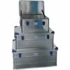ILLER LEITER Iller Aluminiumbox Gr.M 64,5x36x28,5mm Mit Stapelecken Und 49l Volumen