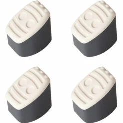 Hailo Fuß-Set 4 Stück Für Steig- & Stützholm Von K100 TopLine/ LivingStep Comfort Plus