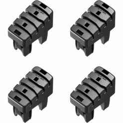 Hailo Fuß-Set 4 Stück Für Steig- & Stützholm Von Haushaltsleitern 35x20mm Holm (ab Bj. 01/2015)