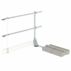 G&UUML;NZBURGER STEIGTECHNIK Günzburger Ausstiegsgeländer Seitlich Mit Ballast