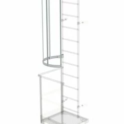 G&UUML;NZBURGER STEIGTECHNIK Günzburger Rückenerweiterung Seitlicher Ausstieg Aluminium Eloxiert