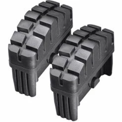 Hailo Fuß-Set In Schwarz Für 72x25mm Holm