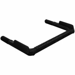 G&UUML;NZBURGER STEIGTECHNIK Günzburger Steigbügel Form B In Verzinktem Stahl, Schwarz Ummantelt