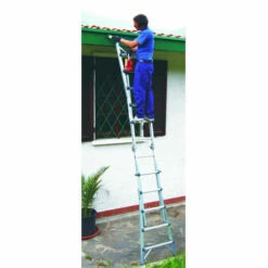 FRIGERIOCARPENTERIE Maßstab Frigerio In Sektion Teleskop Verstärkt, Höhe Max 3,91 Meter 1970/16 -Leitern Verkaufsladen 28679623 4