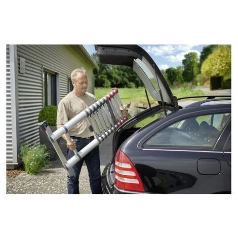 Hailo - Echelle Télescopique 13 Marches Haut. De Travail 4,50m - FlexiLine 2 Hailo - Echelle Télescopique 13 Marches Haut. De Travail 4,50m - FlexiLine – Bild 2