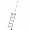 G&UUML;NZBURGER STEIGTECHNIK Günzburger Stufen-Anlegeleiter LKW Inkl. Magnet Montagesatz Mit 5 Stufen Und Ausstiegsholm Rechts