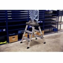 FÖRCH Doppel-Klapptritt | DOPPEL-KLAPPTRITT 2X4 STUFEN -Leitern Verkaufsladen 31289058 3