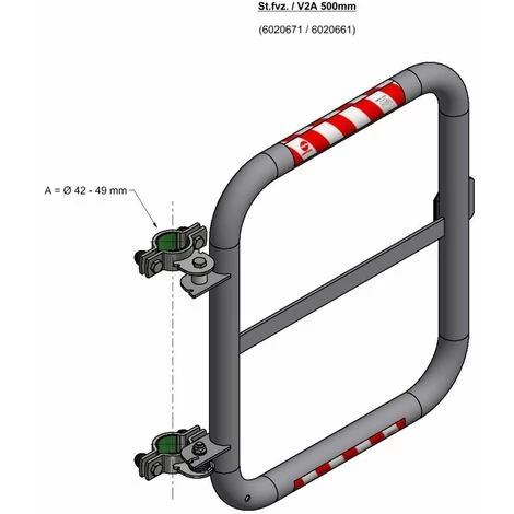 Hailo Professional Schranken Mit Knieleiste 500 Mm Stahl Verzinkt 1 Hailo Professional Schranken Mit Knieleiste 500 Mm Stahl Verzinkt