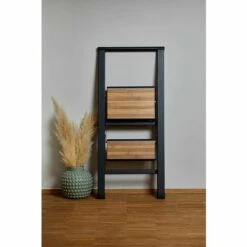 Klapptrittleiter, Schwarz, 2 Stufen, WENKO -Leitern Verkaufsladen 32115032 4