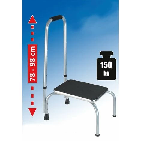 Trittstufe Mit Einstellbarem Haltegriff SECURA, Max. 150 Kg, WENKO - WENKO 2 Trittstufe Mit Einstellbarem Haltegriff SECURA, Max. 150 Kg, WENKO - WENKO – Bild 2