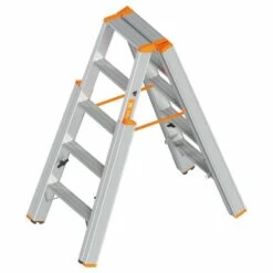 Layher Topic 1062 Treppenstehleiter Mit 5 Stufen 2,70m AH