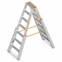 Layher Topic 1062 Treppenstehleiter Mit 8 Stufen 3,40m AH