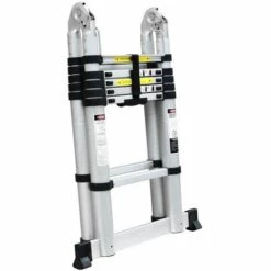 BATHRINS®3,80M Teleskopleiter Aus Hochwertigem Aluminium | Klappleiter | Mehrzweckleiter | Soft-Close-System | Sicher Und Zuverlässig 7 BATHRINS®3,80M Teleskopleiter Aus Hochwertigem Aluminium | Klappleiter | Mehrzweckleiter | Soft-Close-System | Sicher Und Zuverlässig -Leitern Verkaufsladen 36581498 3