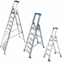 KRAUSE-WERK GMBH & CO. KG KRAUSE STABILO Professional Stufen-StehLeiter Fahrbar 8 Stufen