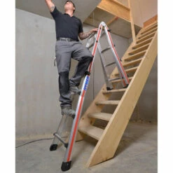 Hymer Teleskopleiter 4042 SC40 4x4 Sprossen Arbeitshöhe 4,50 M -Leitern Verkaufsladen 38694074 4