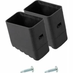 KRAUSE 211415 Fusskappe (Paar) Für Klapptritte U. Stufen-Stehleitern 33x20 Mm SC