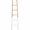 AUBRY GASPARD Leiter Aus Ungefärbtem Und Weißem Holz