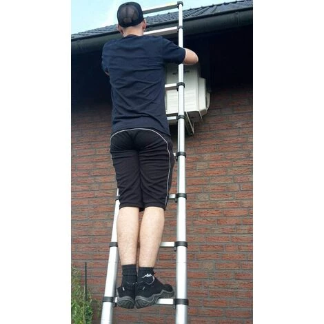 HALOYO Mehrzweckleiter Teleskopleiter Multifunktionsleiter Alu Leiter Klappleiter (3.8 Meter 4 HALOYO Mehrzweckleiter Teleskopleiter Multifunktionsleiter Alu Leiter Klappleiter (3.8 Meter – Bild 4