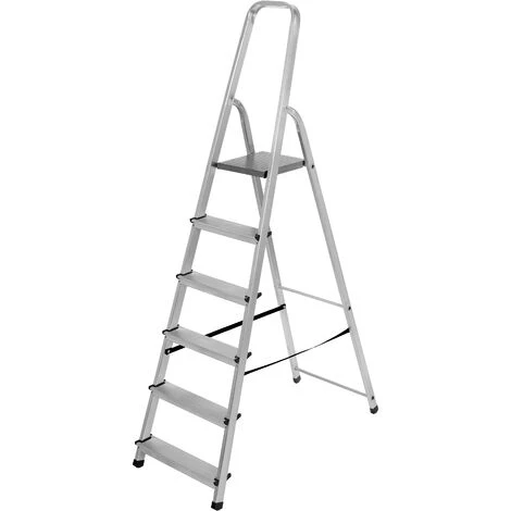 VAGO-TOOLS Haushaltsleiter Klappleiter Stehleiter 6 Stufen Trittleiter Mehrzweckleiter 1 VAGO-TOOLS Haushaltsleiter Klappleiter Stehleiter 6 Stufen Trittleiter Mehrzweckleiter