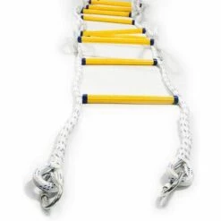 Kueatily 5 M Mit Karabinern, Max. Belastung 450 Kg – Notfall-Feuerleiter Für Fenster, Balkonflucht (2 Etagen, 5 M) -Leitern Verkaufsladen 46480357 3