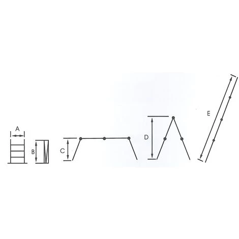 VAGO- TOOLS Stehleiter Vielzweckleiter Mehrzweckleiter 4x3 Sprossen Mit Plattform 2 VAGO- TOOLS Stehleiter Vielzweckleiter Mehrzweckleiter 4x3 Sprossen Mit Plattform – Bild 2