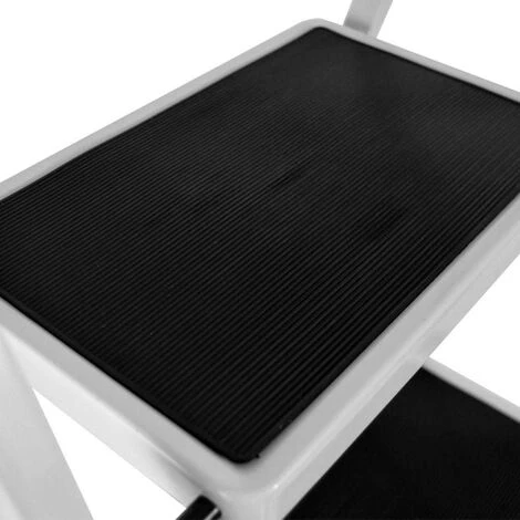 DAY PLUS Trittleiter 2 Stufen Klappbar Stehleiter Kompakte Robuste Hochwertige Stahlstufen Mit Rutschfesten Matten Für Zu Hause/Büro/Küche 5 DAY PLUS Trittleiter 2 Stufen Klappbar Stehleiter Kompakte Robuste Hochwertige Stahlstufen Mit Rutschfesten Matten Für Zu Hause/Büro/Küche – Bild 5