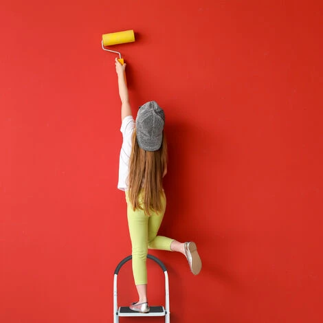 Relaxdays Trittleiter, 2 Stufen, Klappbar, Klapptritt Mit Haltebügel, Bis 120 Kg, Anti-Rutsch, Kleine Leiter Stahl, Weiß 4 Relaxdays Trittleiter, 2 Stufen, Klappbar, Klapptritt Mit Haltebügel, Bis 120 Kg, Anti-Rutsch, Kleine Leiter Stahl, Weiß – Bild 4