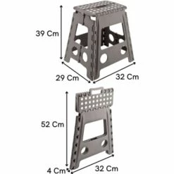 NO NAME Klapptritt GROSSES MODELL - Belastbar Bis 150kg - Zusammenklappbar -Leitern Verkaufsladen 50411682 4
