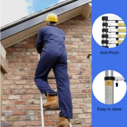 TODECO Teleskopleiter 4,1 Meter, Klappleiter Maximale Belastbarkeit: 150 Kg, GRATIS Tragetasche, EN 131-6, Stabilisierungsstange 8 TODECO Teleskopleiter 4,1 Meter, Klappleiter Maximale Belastbarkeit: 150 Kg, GRATIS Tragetasche, EN 131-6, Stabilisierungsstange -Leitern Verkaufsladen 53285397 4 1