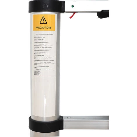 TODECO Teleskopleiter 4,1 Meter, Klappleiter Maximale Belastbarkeit: 150 Kg, GRATIS Tragetasche, EN 131-6 4 TODECO Teleskopleiter 4,1 Meter, Klappleiter Maximale Belastbarkeit: 150 Kg, GRATIS Tragetasche, EN 131-6 – Bild 4