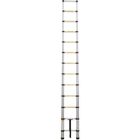 TODECO Teleskopleiter 3,8 Meter, Klappleiter Maximale Belastbarkeit: 150 Kg Standard/Zertifizierung: EN131, GRATIS Tragetasche 2 TODECO Teleskopleiter 3,8 Meter, Klappleiter Maximale Belastbarkeit: 150 Kg Standard/Zertifizierung: EN131, GRATIS Tragetasche – Bild 2