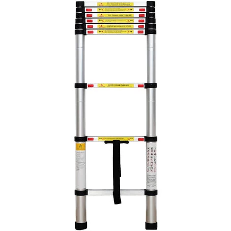 TODECO Teleskopleiter 2,6 Meter, Klappleiter Maximale Belastbarkeit: 150 Kg Standard/Zertifizierung: EN131 3 TODECO Teleskopleiter 2,6 Meter, Klappleiter Maximale Belastbarkeit: 150 Kg Standard/Zertifizierung: EN131 – Bild 3