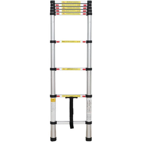 TODECO Teleskopleiter 2,6 Meter, Klappleiter Maximale Belastbarkeit: 150 Kg Standard/Zertifizierung: EN131 5 TODECO Teleskopleiter 2,6 Meter, Klappleiter Maximale Belastbarkeit: 150 Kg Standard/Zertifizierung: EN131 – Bild 5