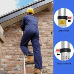 TODECO Teleskopleiter 3,8 Meter, Klappleiter Maximale Belastbarkeit: 150 Kg Standard/Zertifizierung: EN131, Stabilisierungsstange, GRATIS Tragetasche 8 TODECO Teleskopleiter 3,8 Meter, Klappleiter Maximale Belastbarkeit: 150 Kg Standard/Zertifizierung: EN131, Stabilisierungsstange, GRATIS Tragetasche -Leitern Verkaufsladen 53285407 4