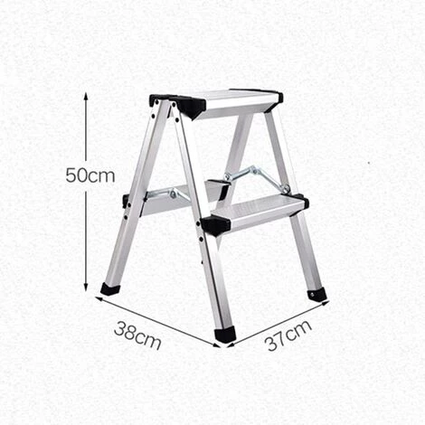 LIFCAUSAL Klappleiter Klappleiter Aus Aluminiumlegierung Doppelseitige Leiter Stehleiter Multifunktions-Fischgrätenleiter 3 LIFCAUSAL Klappleiter Klappleiter Aus Aluminiumlegierung Doppelseitige Leiter Stehleiter Multifunktions-Fischgrätenleiter – Bild 3