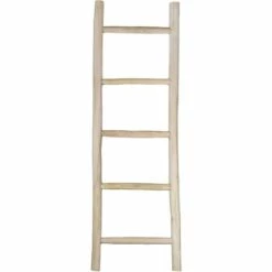 AUBRY GASPARD Leiter Aus Ungefärbtem Teakholz