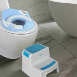 Homfa Kinder Tritthocker Anti Rutsch Schemel Zweistufig Hocker Trittschemel Blau-weiß 8 Homfa Kinder Tritthocker Anti Rutsch Schemel Zweistufig Hocker Trittschemel Blau-weiß -Leitern Verkaufsladen 54158455 4