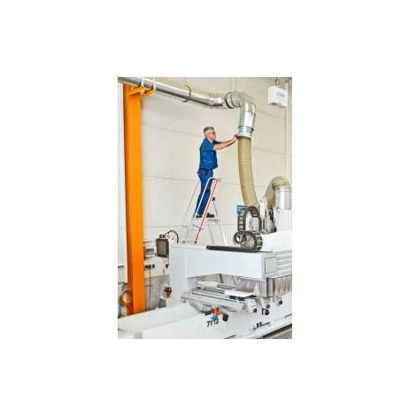 Hymer Plattformleiter Mit Kipprollen Und Langem Handlauf, 4 Stufen, Standhöhe 0,95 M 5 Hymer Plattformleiter Mit Kipprollen Und Langem Handlauf, 4 Stufen, Standhöhe 0,95 M – Bild 5